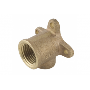 Spartan 3 Way Brazing Bracket Elbow 15mm Brass DR - EBB3W15